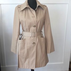Michael Kors Belted Trenchcoat Tan